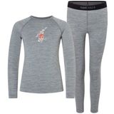 super.natural - Kid's Tundra175 - Merino-ondergoed - Grijs