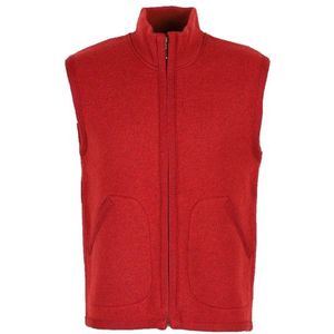 Flomax Walk Weste Reißverschluss Wollen bodywarmer (Heren |rood)