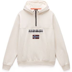 Napapijri - Burgee Half Zip Hoodie 2.0 - Beige - Hoodie