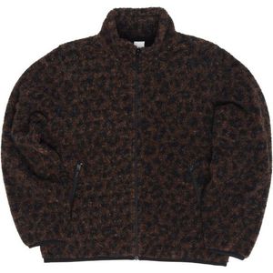 Mazine Womens Printed Sherpa Jacket Fleecevest (Dames |zwart)