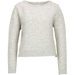 Albmerino Womens Flecht Pullover Wollen trui (Dames |grijs)