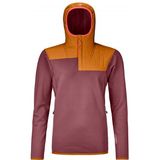 Ortovox Womens Fleece Plus Anorak Fleecetrui (Dames |rood)