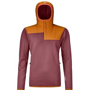 Ortovox Womens Fleece Plus Anorak Fleecetrui (Dames |rood)