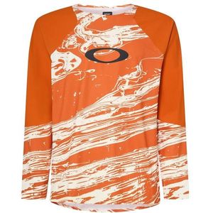 Oakley Seeker Airline L/S Jersey Fietsshirt (Heren |oranje)