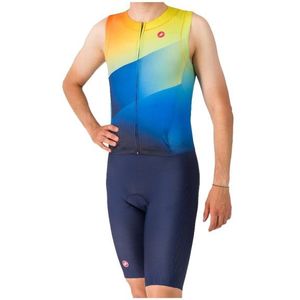 Castelli - Free San Remo 3 - Wieler Skinsuit - Veelkleurig