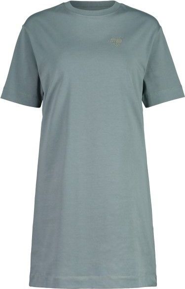 Maloja - AkkaM - Jurk - Grijs/Turkoois - 100% Katoen