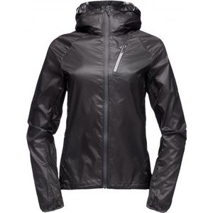 Black Diamond Womens Distance Wind Shell Windjack (Dames |grijs/zwart |waterdicht)