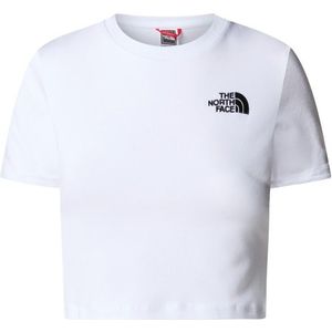 The North Face Womens Crop S/S Tee T-shirt (Dames |wit)