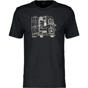 Scott Casual S/S T-shirt (Heren |zwart)