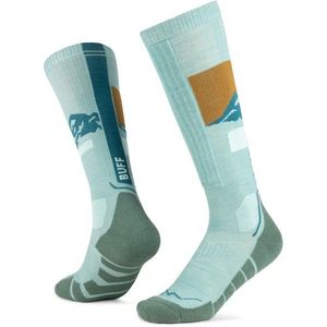 Buff Merino HW Over The Calf Skisokken (turkoois)