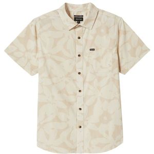 Brixton Charter Print S/S Overhemd (Heren |beige)