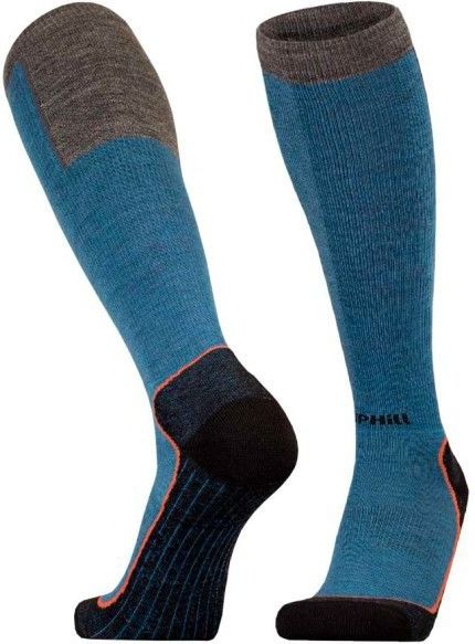 UphillSport - Ouna Alpine Ski - Compressiekousen - Blauw - 4-Layer Compression M5 met Merino