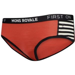 Mons Royale Womens Sylvia Boyleg Merino-ondergoed (Dames |rood)