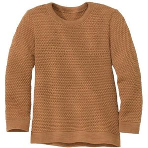 disana Kids Wabenstrick-Pullover Wollen trui (Kinderen |bruin)