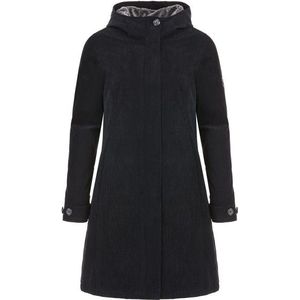 Elkline Womens Glasgow Lange jas (Dames |zwart |waterdicht)