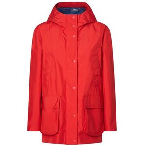 Save the Duck Womens Breeze Regenjas (Dames |rood |waterdicht)