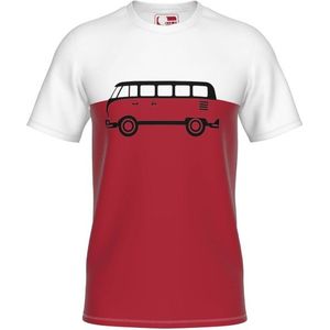 Elkline Kids Four Wheels To Freedom Abfahrt T-shirt (Kinderen |rood)