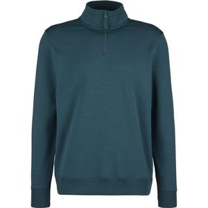 Stoic MerinoFleece335 MMXX Lulea Half Zip Merinotrui (Heren |blauw)