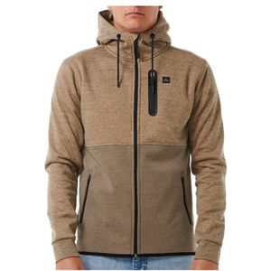 Rip Curl Anti Series Departed Zip Through Fleecevest (Heren |bruin)