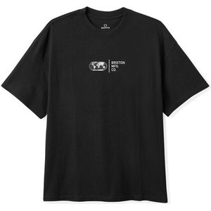 Brixton Globe HW Relaxed Tee T-shirt (Heren |zwart)