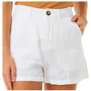 Rip Curl Womens Premium Linen Short Short (Dames |wit)
