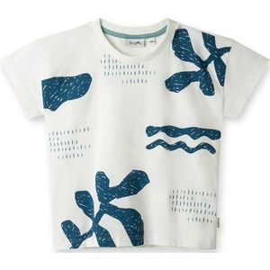 Sanetta Boys Pure LT 1 T-Shirt Print T-shirt (Kinderen |wit)