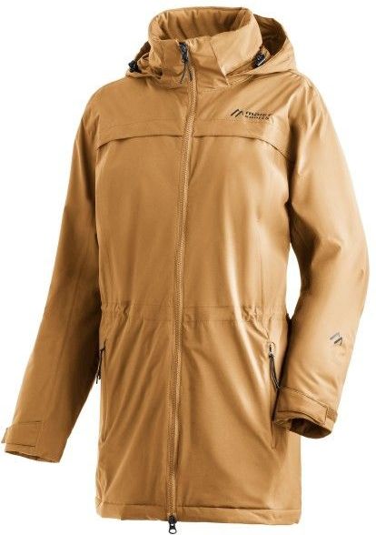 Maier Sports Womens Metor Coat Parka (Dames |bruin/beige |waterdicht)