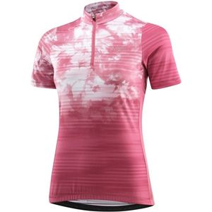 Löffler Womens Bike Jersey Half Zip Spirit Mid Fietsshirt (Dames |roze)