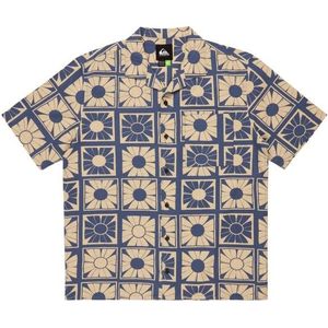Quiksilver Schank S/S Shirt Overhemd (Heren |grijs)