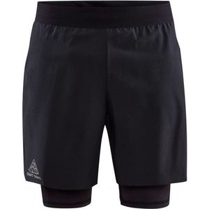 Craft Pro Trail 2In1 Shorts Hardloopshort (Heren |zwart)