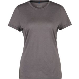 Stoic Womens Merino180 BengtSt T-Shirt slim Merinoshirt (Dames |grijs)
