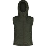Maloja - RedaliaM - Synthetische Bodywarmer - Olijfgroen - Isolerend - Capuchon - Winddicht