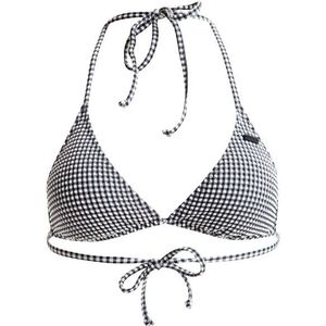 Roxy - Gingham Tiki Triangle - Bikinitop - Grijs