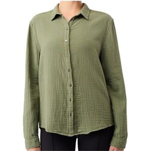 Mandala Womens Tulum Blouse Blouse (Dames |olijfgroen)