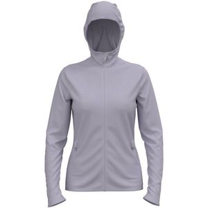 Odlo Womens Hoody Midlayer Full Zip Roy Fleecevest (Dames |grijs)