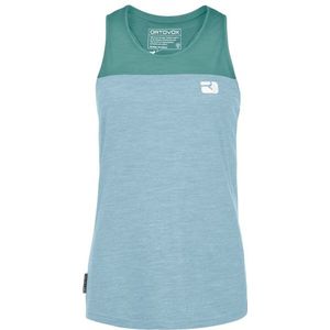 Ortovox - 150 Cool Logo Top - Tanktop - Turkoois - 44% Wol, 43% Lyocell, 13% Polyamide
