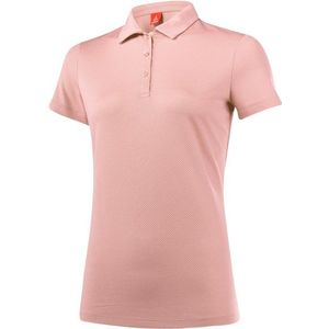 L�öffler Womens Poloshirt Tencel Poloshirt (Dames |roze)