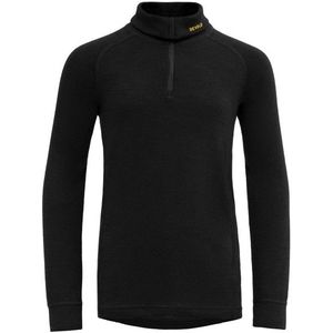 Devold - Duo Active - Merino Half Rits Lange Mouw T-shirt - Zwart