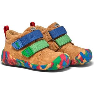 Affenzahn Kids Lauflerner Übergangsschuh Leder Talky Barefootschoenen (Kinderen |beige |waterdicht)