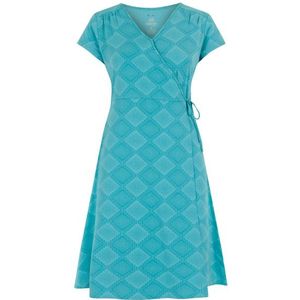 Sherpa Womens Padma Wrap Dress Jurk (Dames |turkoois)