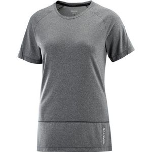 Salomon Womens Cross Run S/S Tee Hardloopshirt (Dames |grijs)