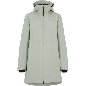 Didriksons Womens Elena Parka Lange jas (Dames |grijs |waterdicht)