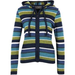 Flomax Womens Kapuzen-Jacke Arco Wollen vest (Dames |blauw)