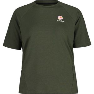 Maloja Womens DambelM Sportshirt (Dames |olijfgroen)
