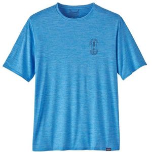 Patagonia Cap Cool Daily Graphic Shirt Lands Sportshirt (Heren |blauw)