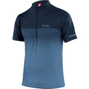 Löffler Bike Shirt Flow Halfzip Fietsshirt (Heren |blauw)
