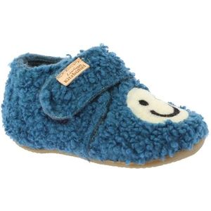 Living Kitzbühel Babys Klettschuh Smiley Pantoffels (Kinderen |blauw)