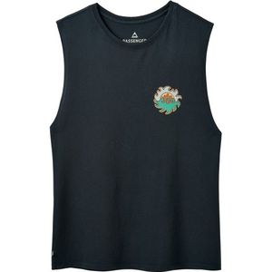 Passenger Dune Vest Top (Heren |zwart/blauw)