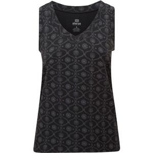 Sherpa Womens Neha V-Neck Tank Tanktop (Dames |zwart)