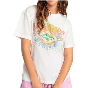 Billabong Womens Around The Sun S/S T-shirt (Dames |wit)